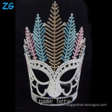 Fashion colored crystal large pageant crowns, new customized crowns Rhinestone tiara crown, custom made tiara